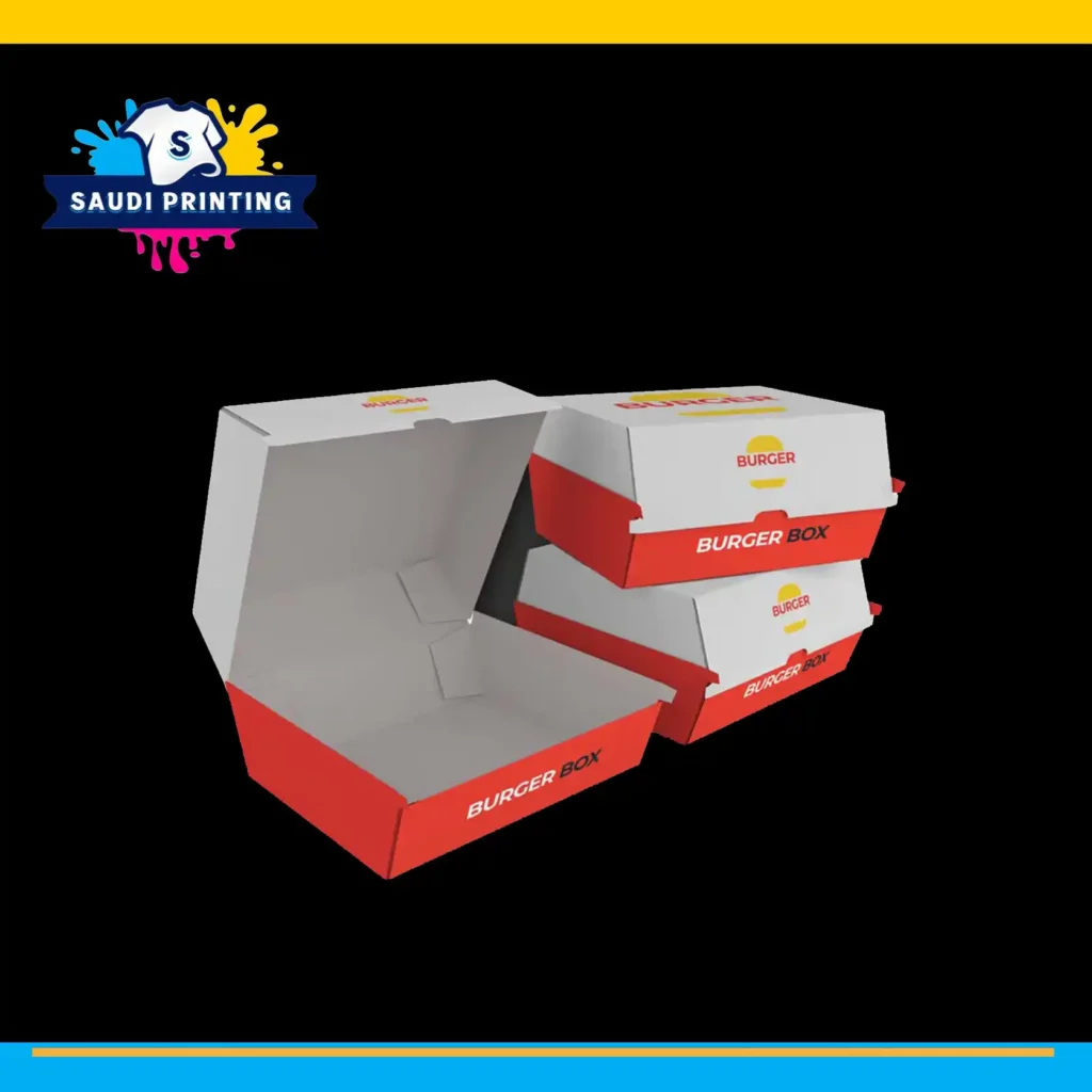 طباعة بوكسات برجر