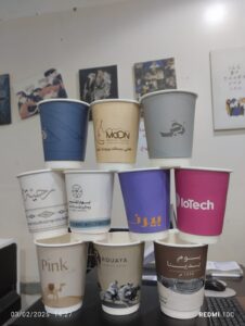 طباعة اكواب ورق