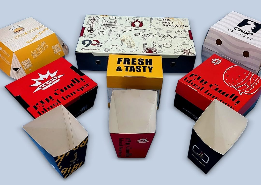 طباعة علب مطاعم