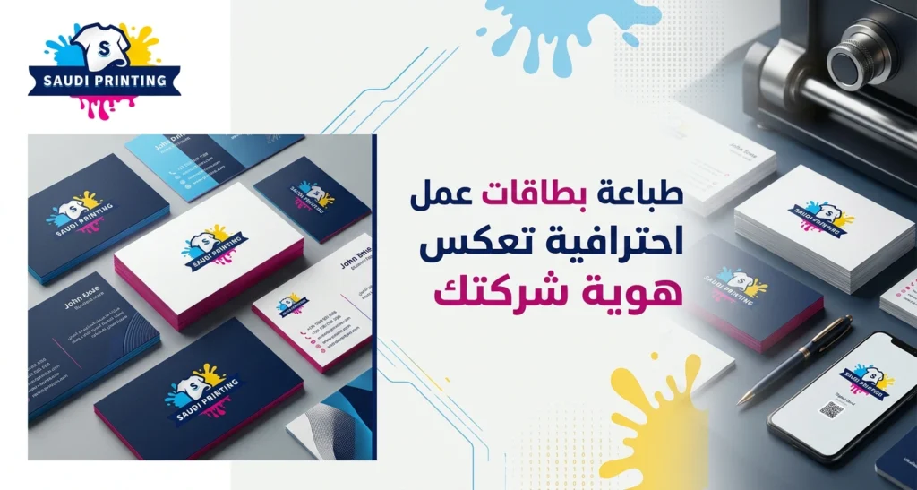 طباعة بطاقات عمل احترافية تعكس هوية شركتك