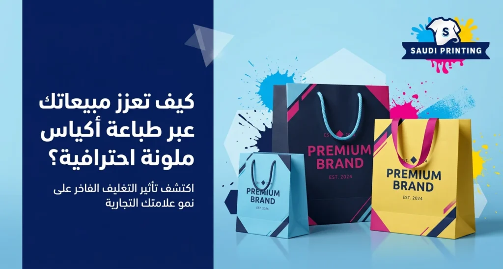 كيف تعزز مبيعاتك عبر طباعة أكياس ملونة احترافية؟