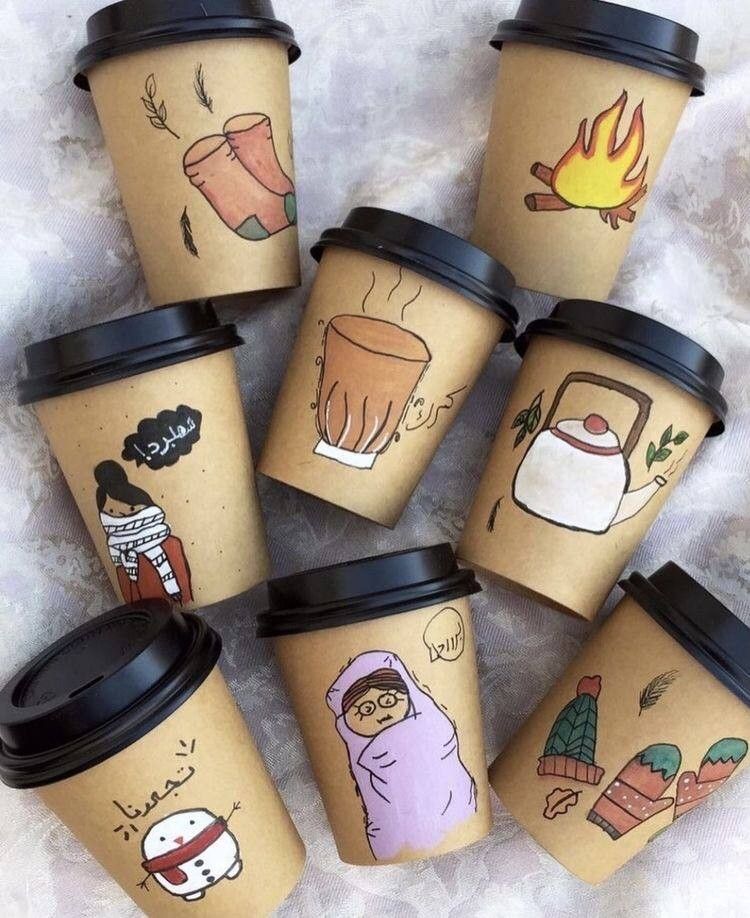 اكواب ورقية