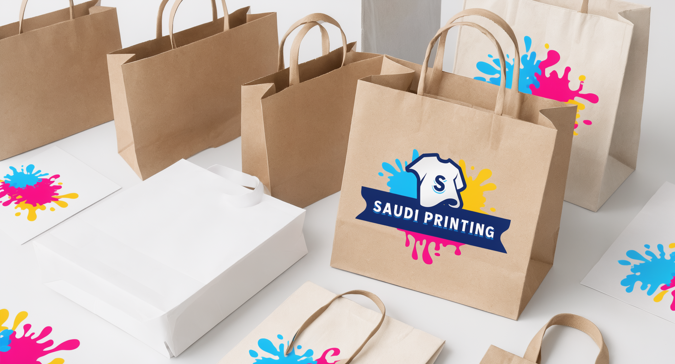 طباعة شعار على اكياس