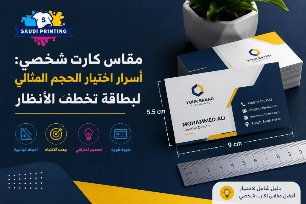 مقاس كارت شخصي أسرار اختيار الحجم المثالي لبطاقة تخطف الأنظار
