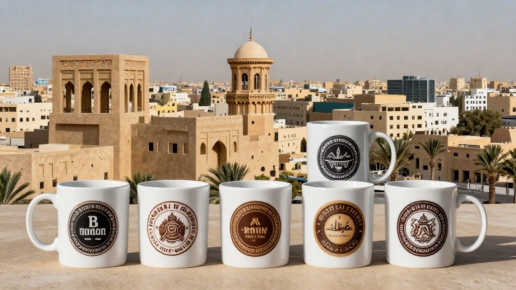 تشكيلة أكواب قهوة مطبوعة