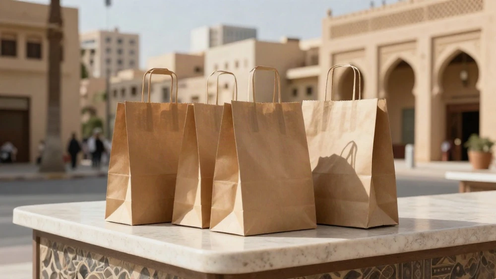 أكياس ورقية فاخرة للمطاعم والكافيهات