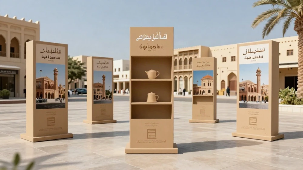 انواع ستاندات المعارض الورقية