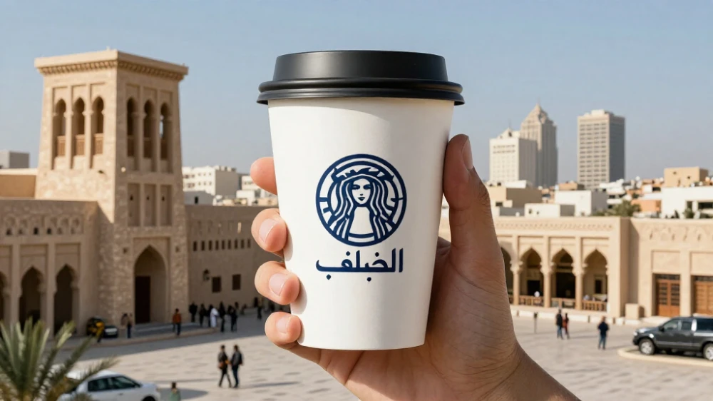 تصميم اكواب ورقية للهويات التجارية