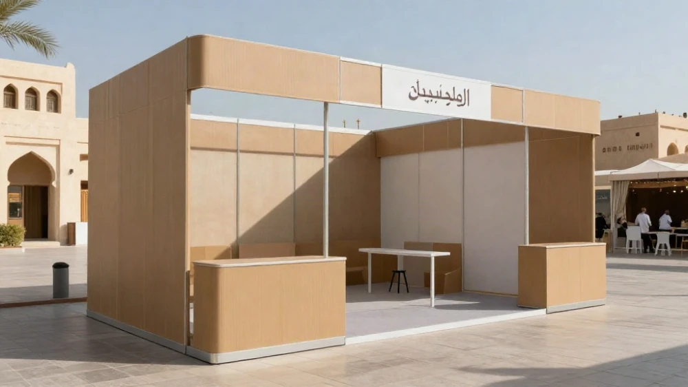 ستاندات لاما كرتون للمعارض