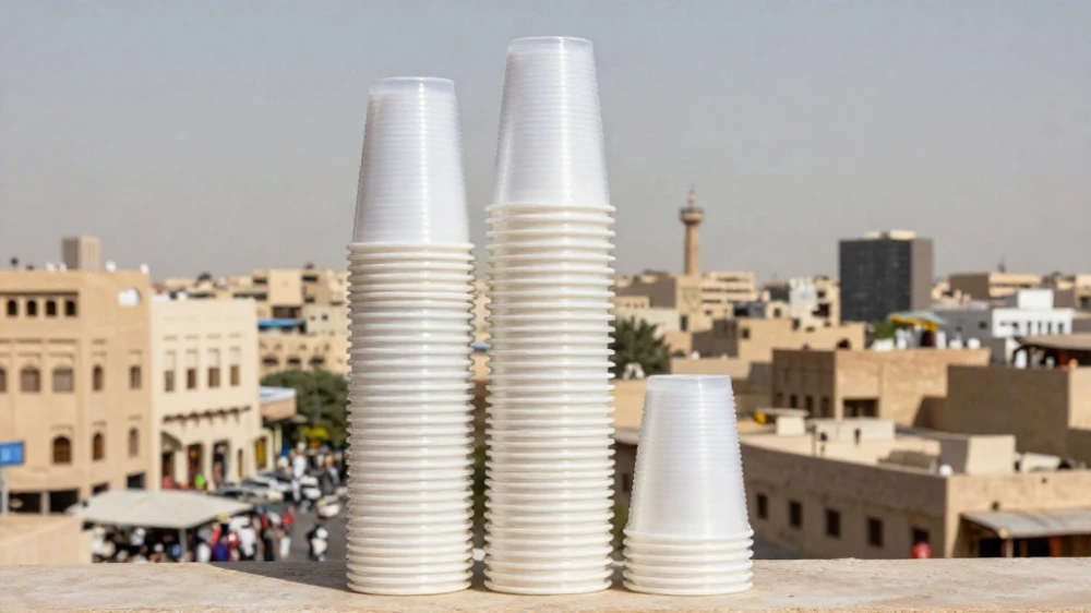 طباعة أكواب بلاستيك بالجملة