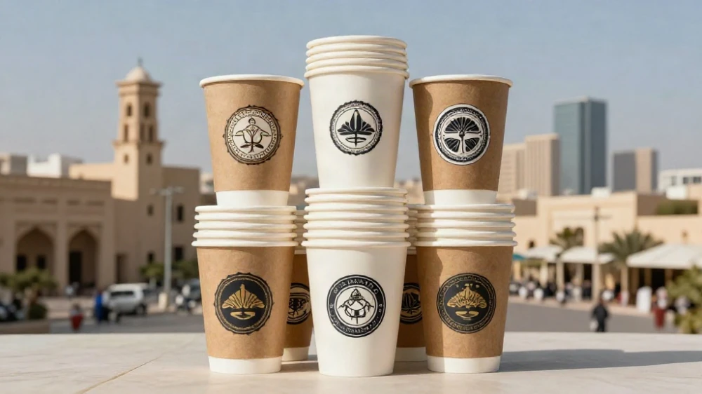 طباعة اكواب ورقية بالجملة الرياض