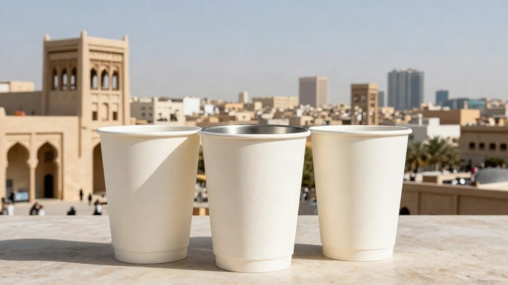 طباعة اكواب ورقية دبل وول الرياض