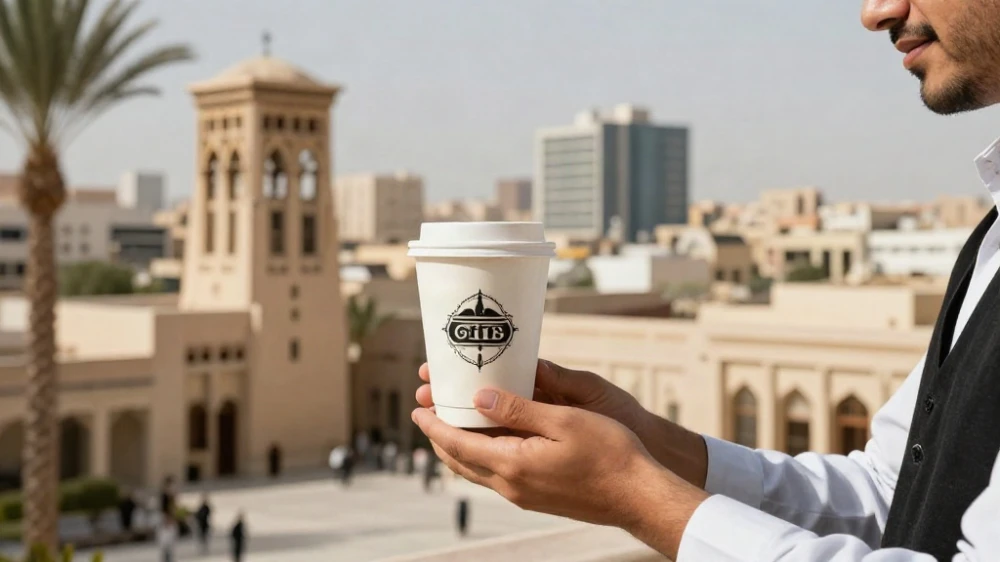 طباعة اكواب ورقية مخصصة للمقاهي