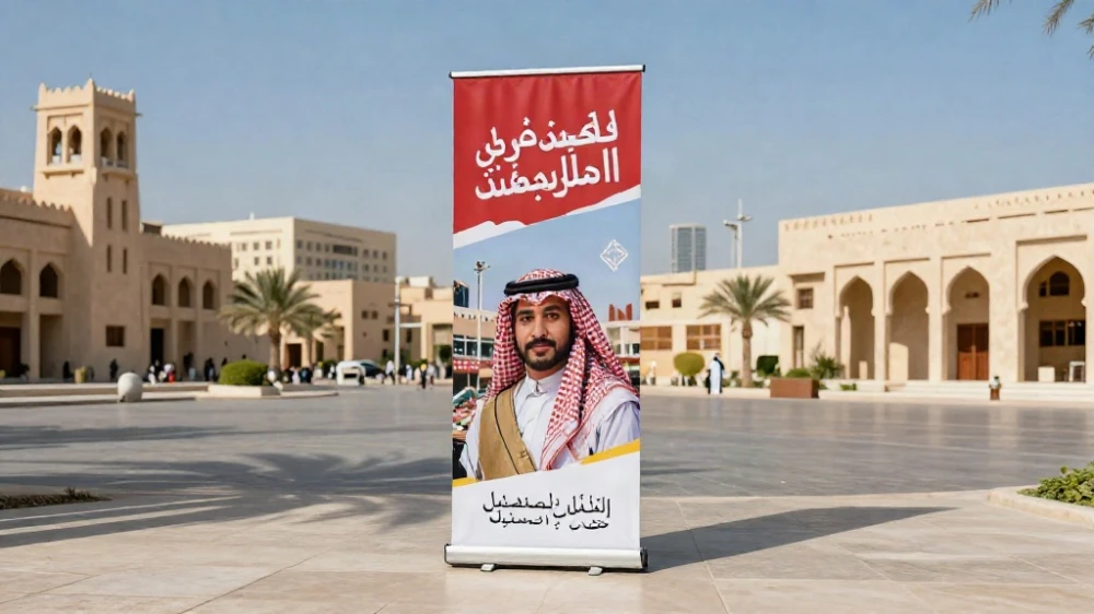 طباعة رول اب بنر للمعارض
