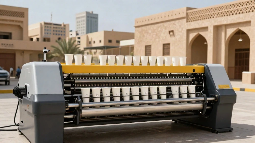 مصنع طباعة اكواب ورقية وبلاستيكية بالرياض