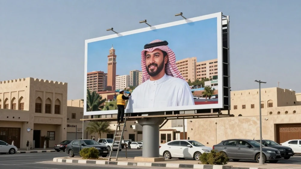 مطابع لوحات المحلات التجارية بالمملكة