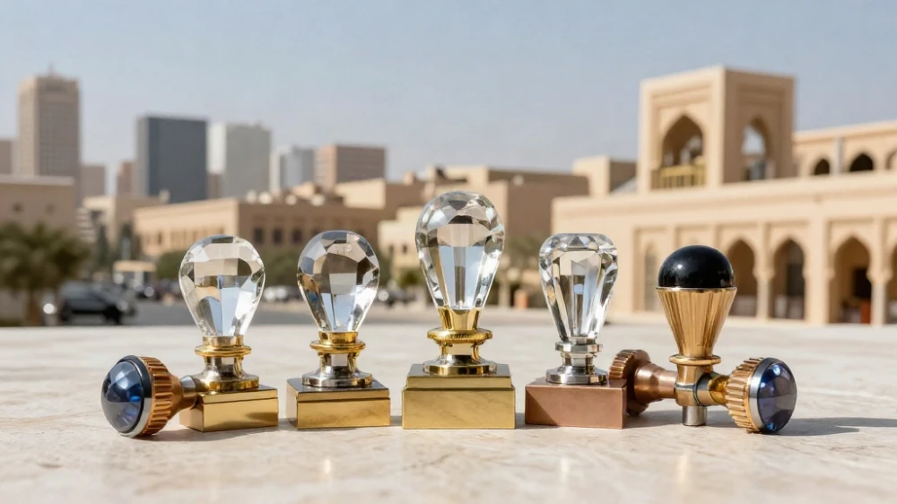 أختام كريستال معتمدة للمؤسسات