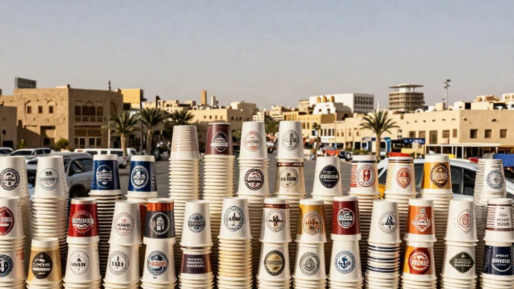 أسعار طباعة الأكواب الورقية والبلاستيك بالجملة الرياض