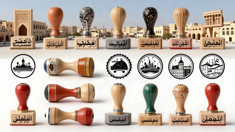 أنواع الأختام البلاستيكية والخشبية