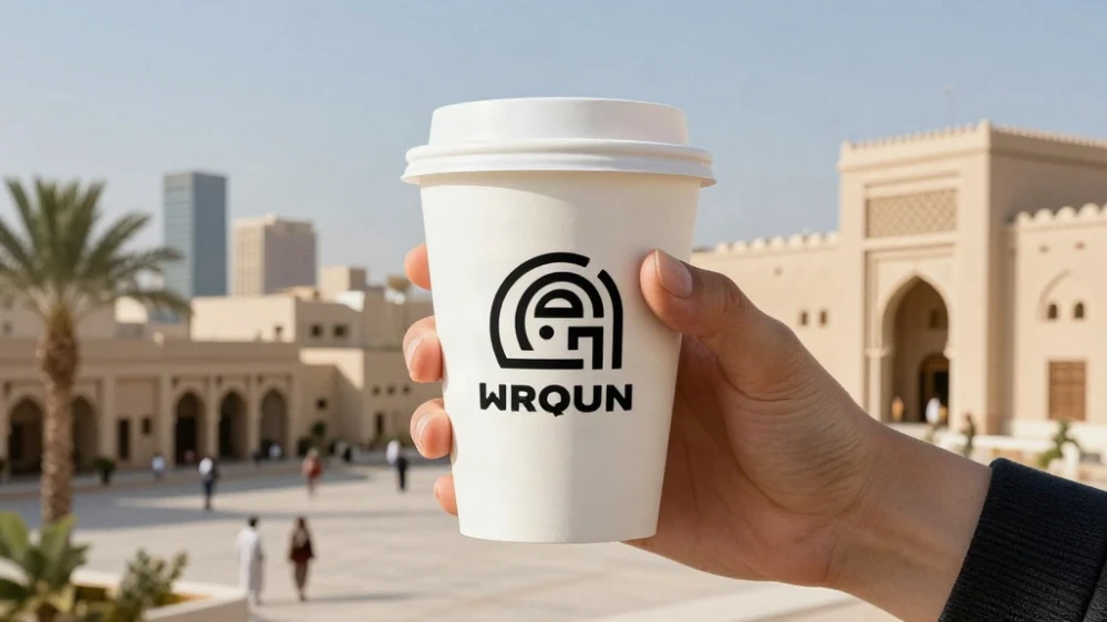 تصميم اكواب قهوة لوجو مخصص