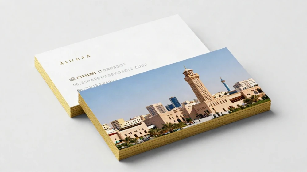 تصميم بطاقات أعمال فاخرة بالرياض