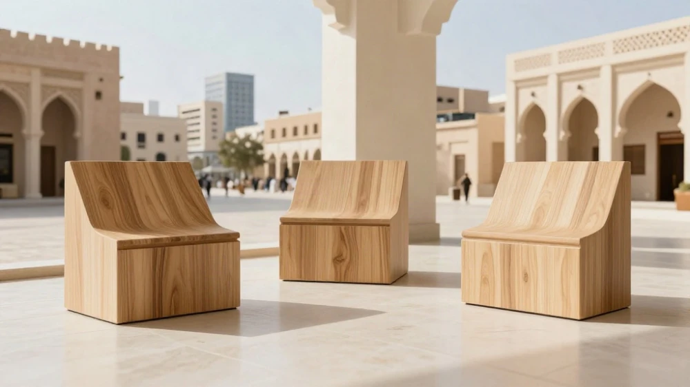 تصميم ستاندات عرض خشبية ومعدنية