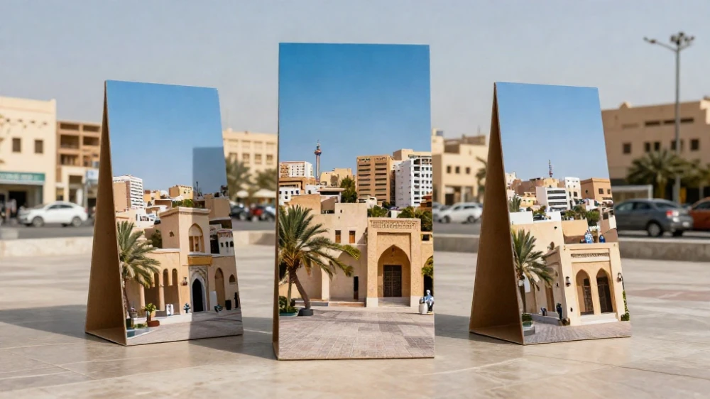 تصميم ستاندات ورقية إعلانية