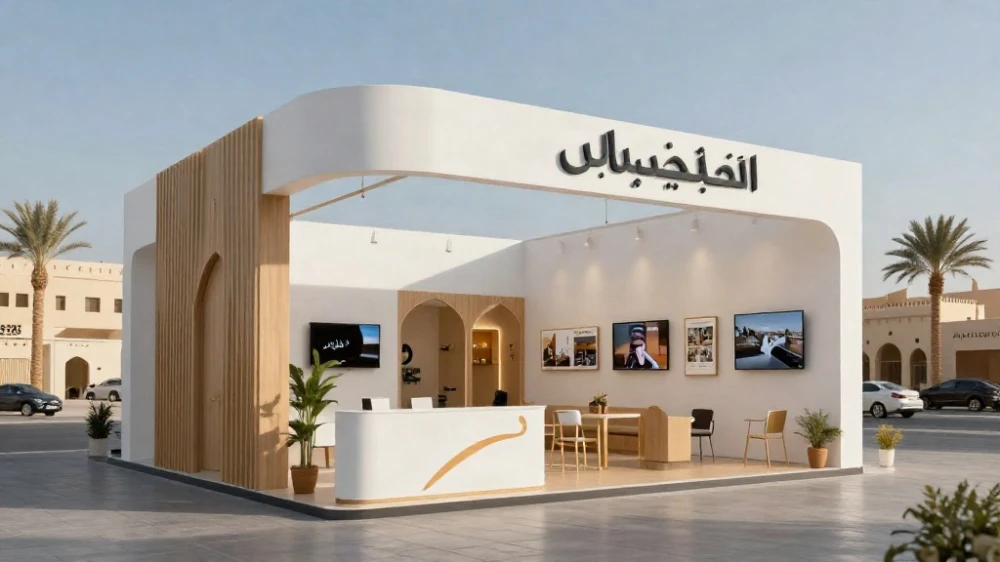 تصميم لاما ستاند للمعارض والمؤتمرات