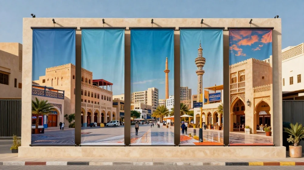 تصميم وطباعة بنرات خارجية