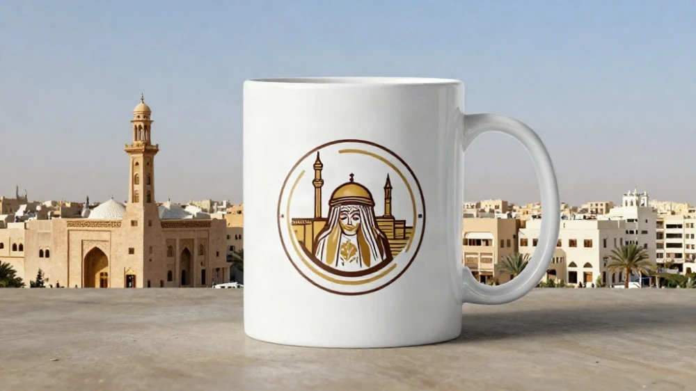 خدمات طباعة الهوية التجارية على الأكواب للمقاهي