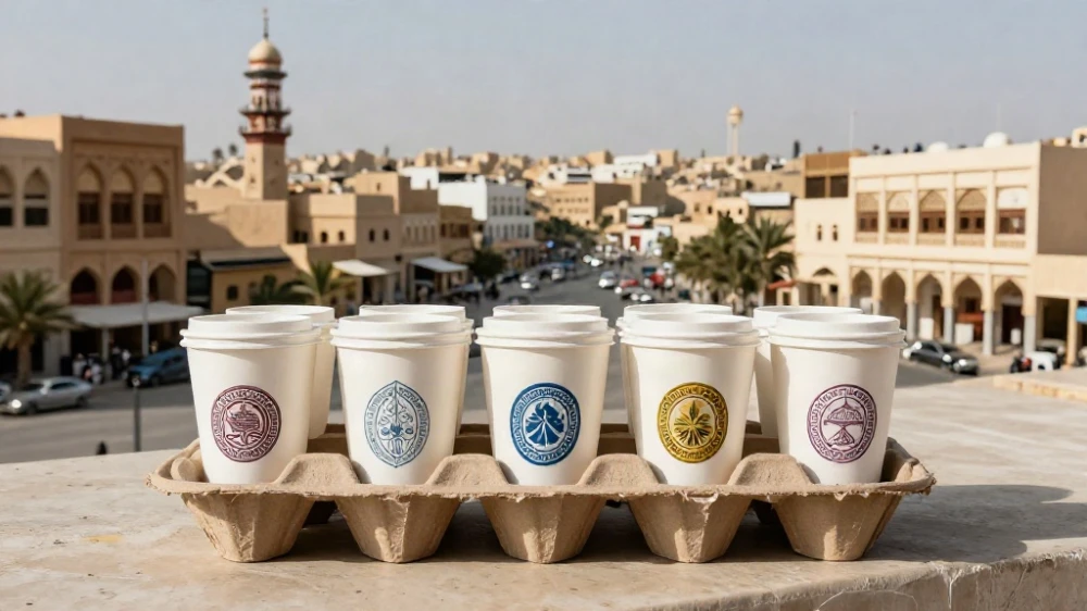 شركة اكواب ورقية مطبوعة بالجملة