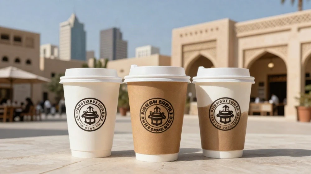 طباعة أكواب للمقاهي والمطاعم