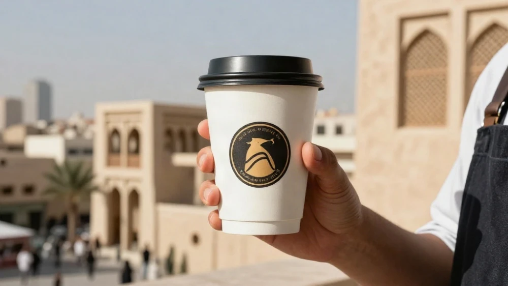 طباعة اكواب قهوة مخصصة الرياض