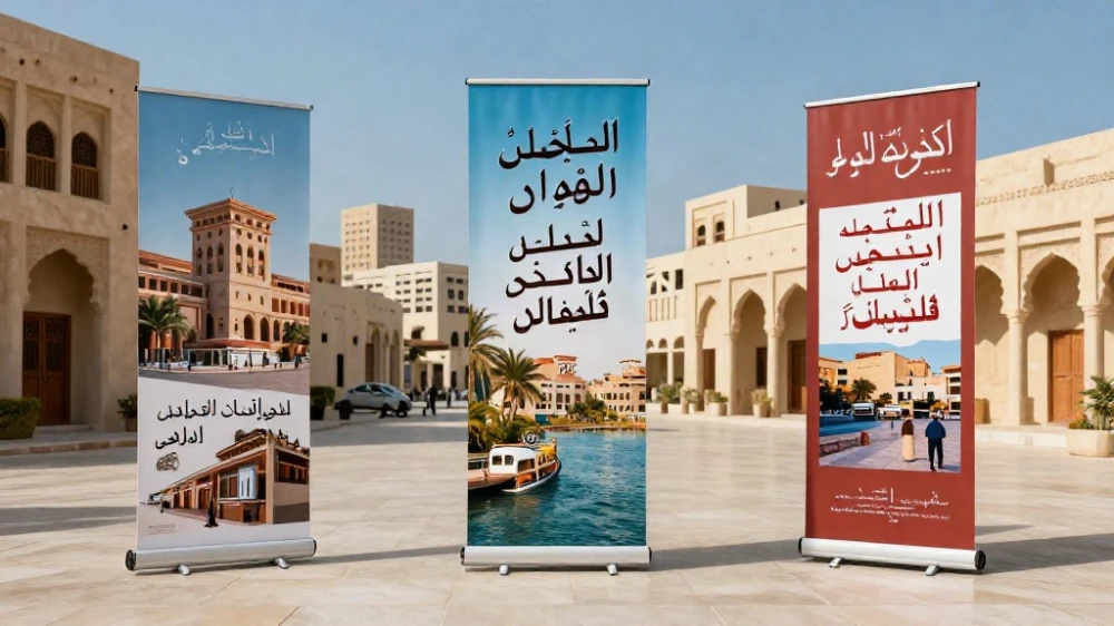 مطابع بنرات إعلانية رول اب الرياض