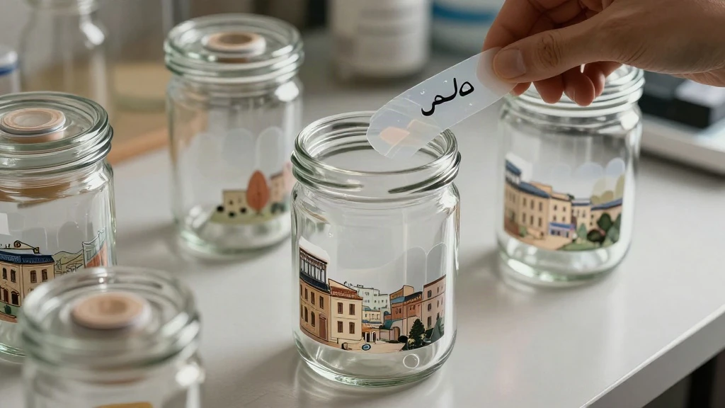 استكر شفاف لاصق